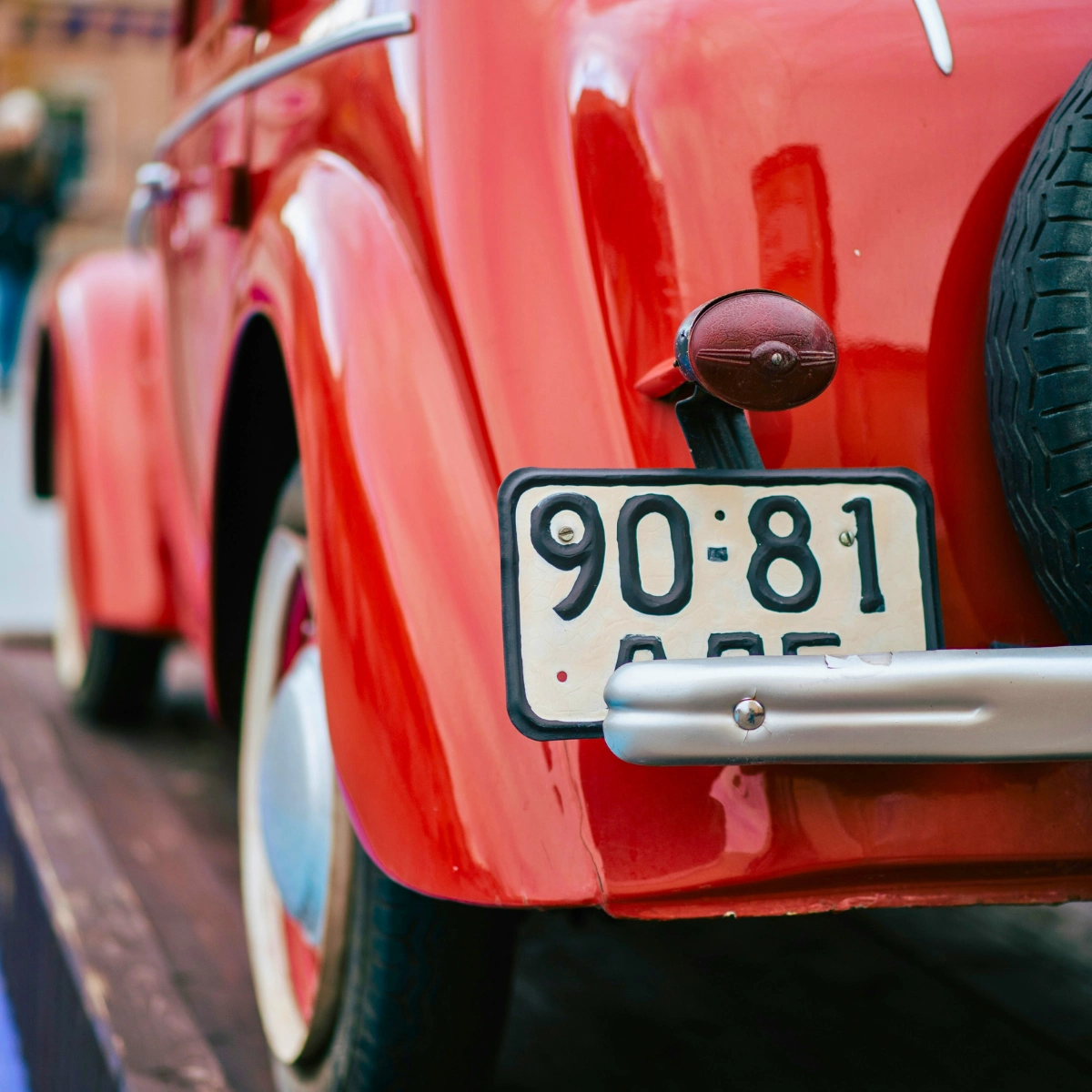 Vintage classic car restoration work