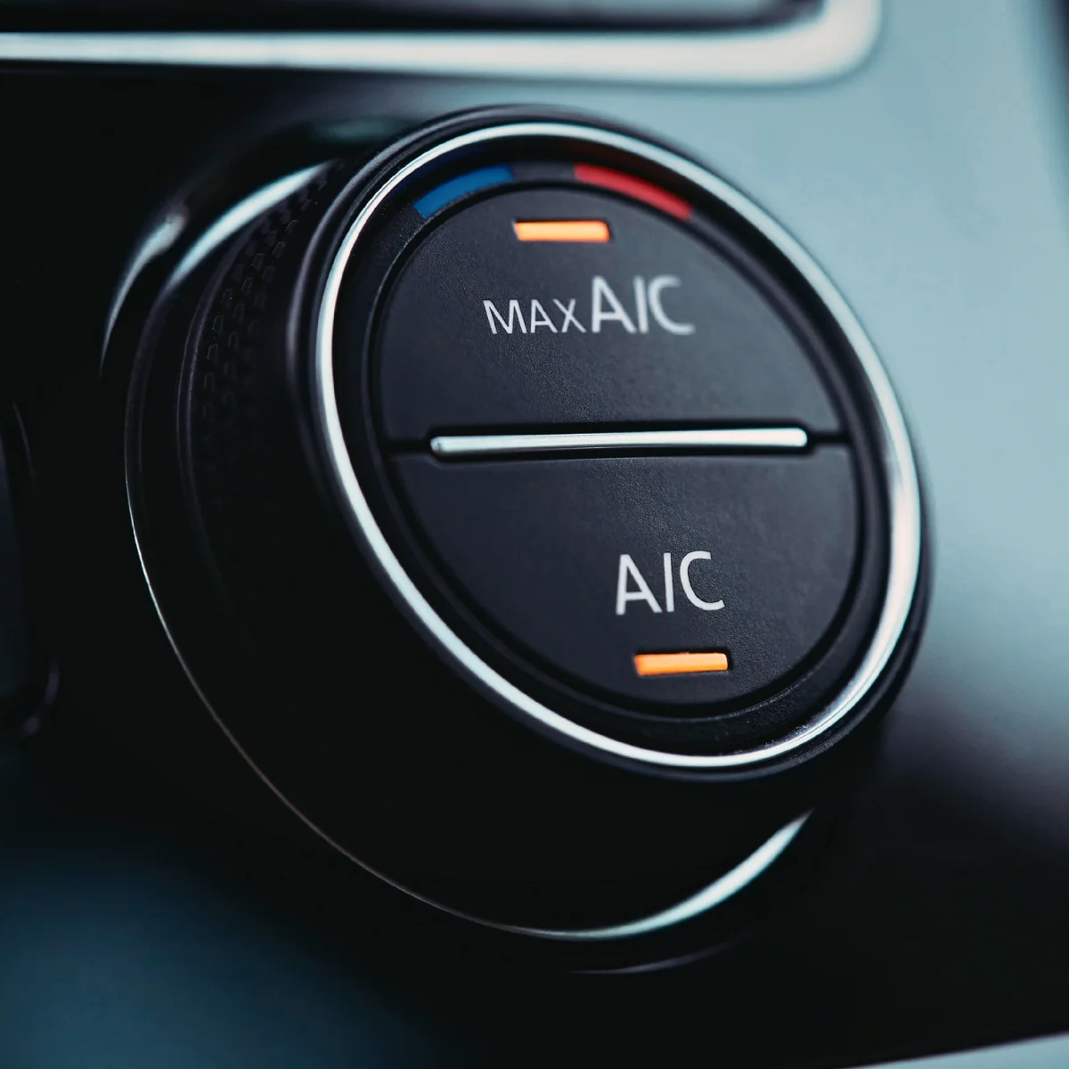 Auto repair shop performing A/C diagnostics